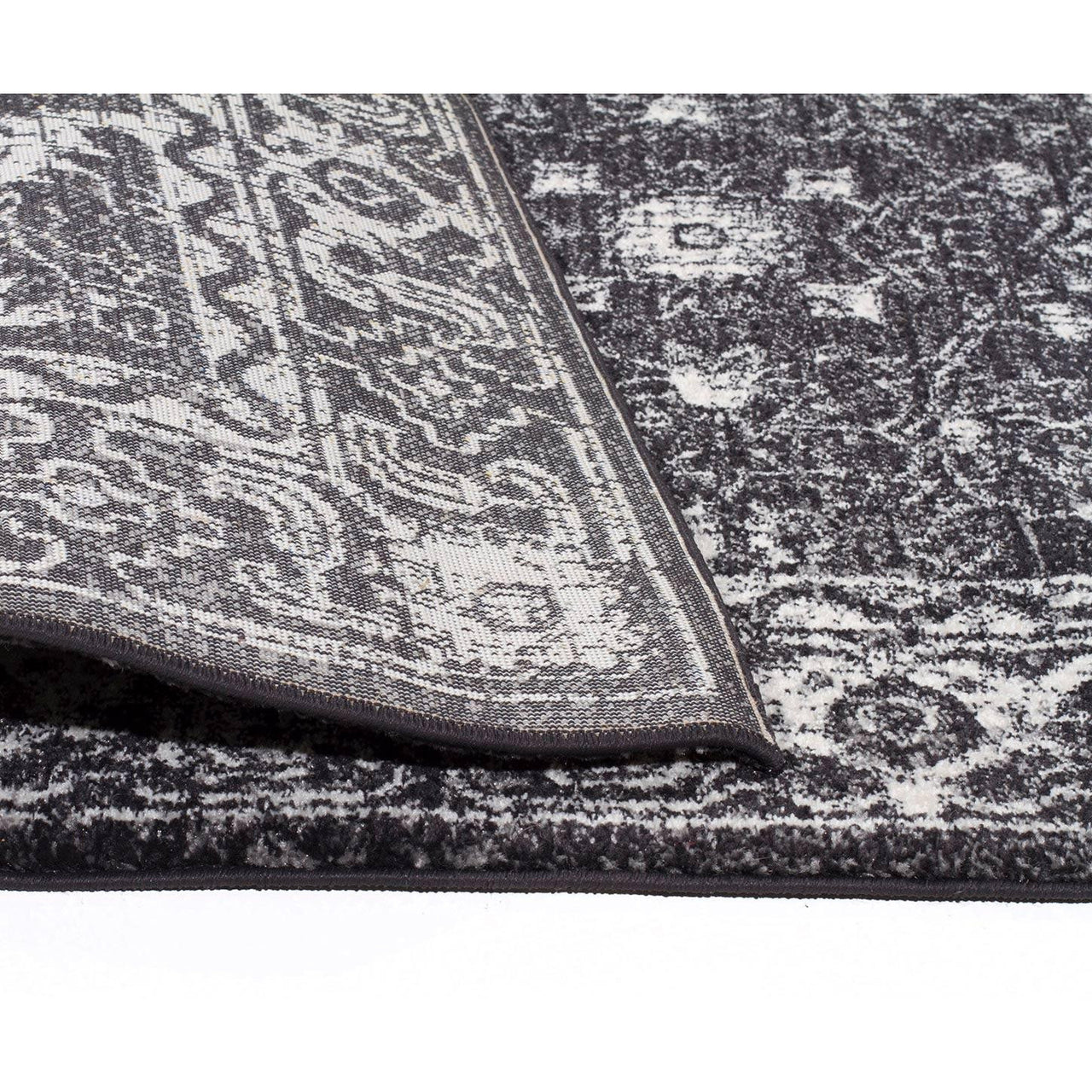Lisbon Transitional Charcoal Designer Rug - Rugs Of Beauty - 13