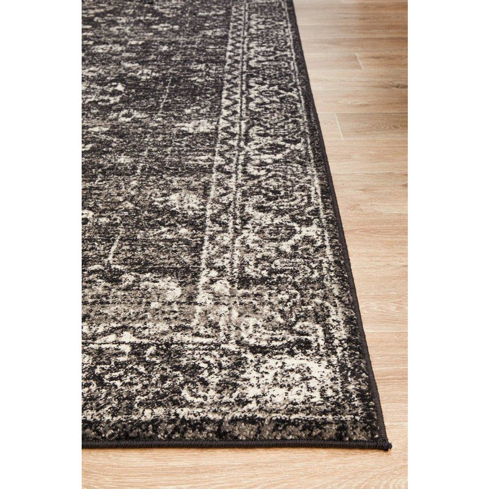Lisbon Transitional Charcoal Designer Rug - Rugs Of Beauty - 8