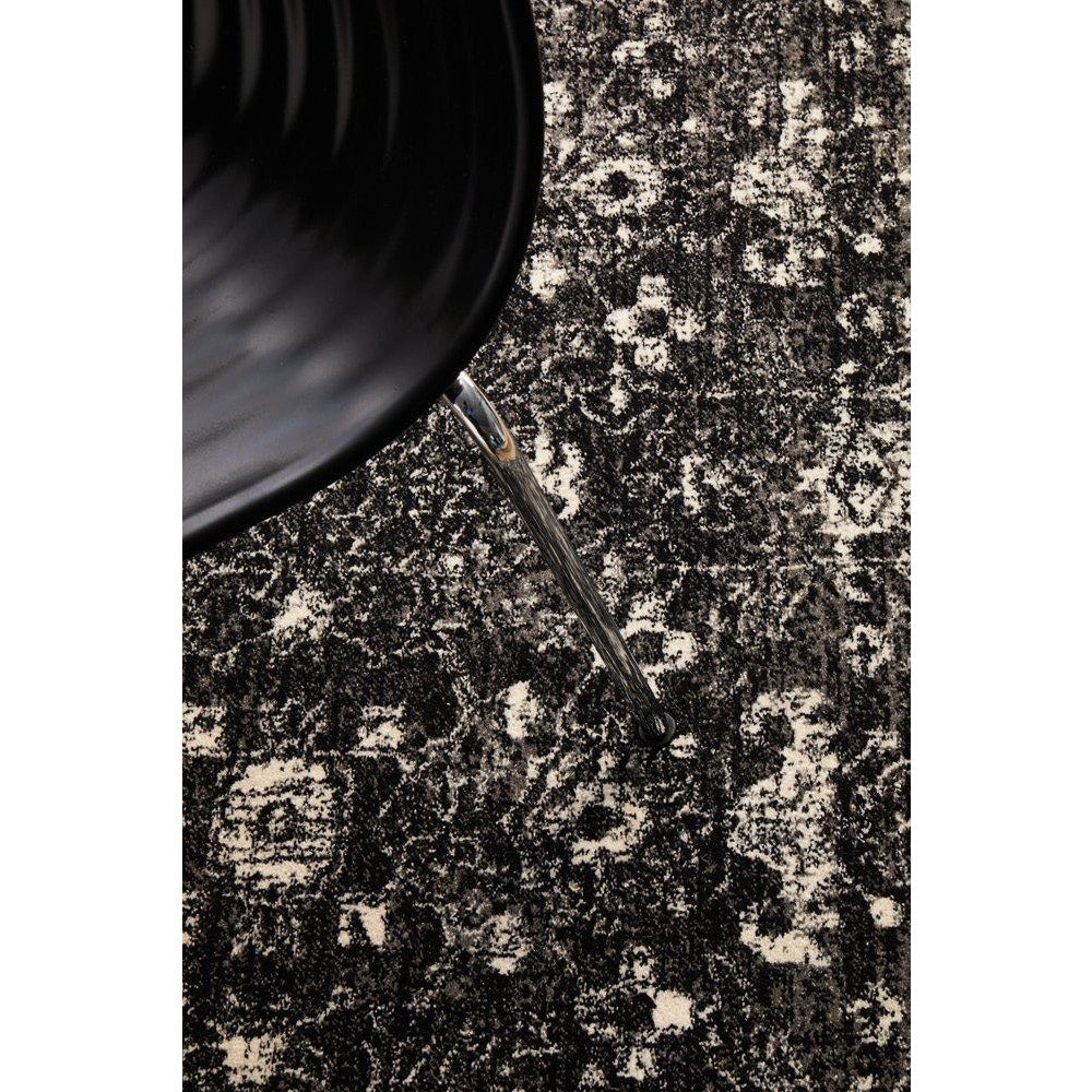 Lisbon Transitional Charcoal Designer Rug - Rugs Of Beauty - 5