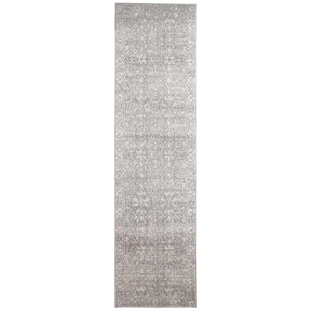 Lusaka Transitional Grey Designer Runner Rug - Rugs Of Beauty - 1