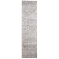 Lusaka Transitional Grey Designer Runner Rug - Rugs Of Beauty - 1