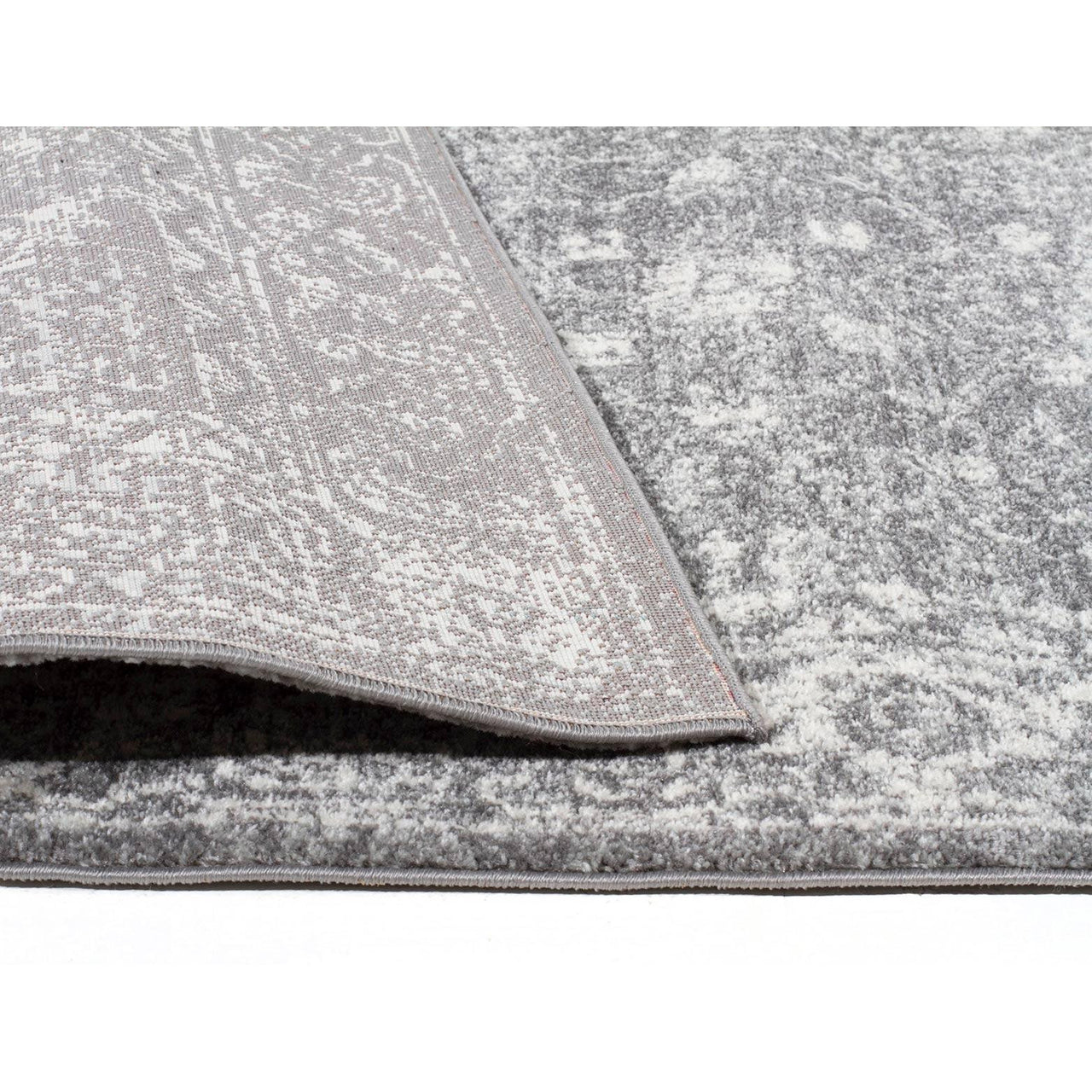 Lusaka Transitional Grey Designer Runner Rug - Rugs Of Beauty - 13