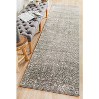 Lusaka Transitional Grey Designer Runner Rug - Rugs Of Beauty - 2