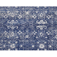 Melaka Navy Blue Transitional Designer Rug - Rugs Of Beauty - 9