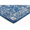 Melaka Navy Blue Designer Transitional Runner Rug - Rugs Of Beauty - 2