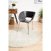 Palermo Transitional Silver Grey Round Designer Rug - Rugs Of Beauty - 2