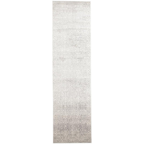 Palermo Transitional Silver Grey Designer Runner Rug - Rugs Of Beauty - 1