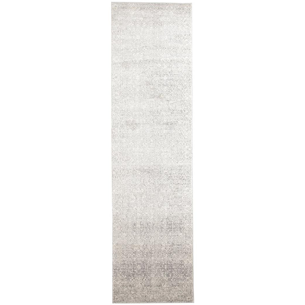 Palermo Transitional Silver Grey Designer Runner Rug - Rugs Of Beauty - 1
