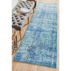 Madrid Transitional Blue Designer Runner Rug - Rugs Of Beauty - 2