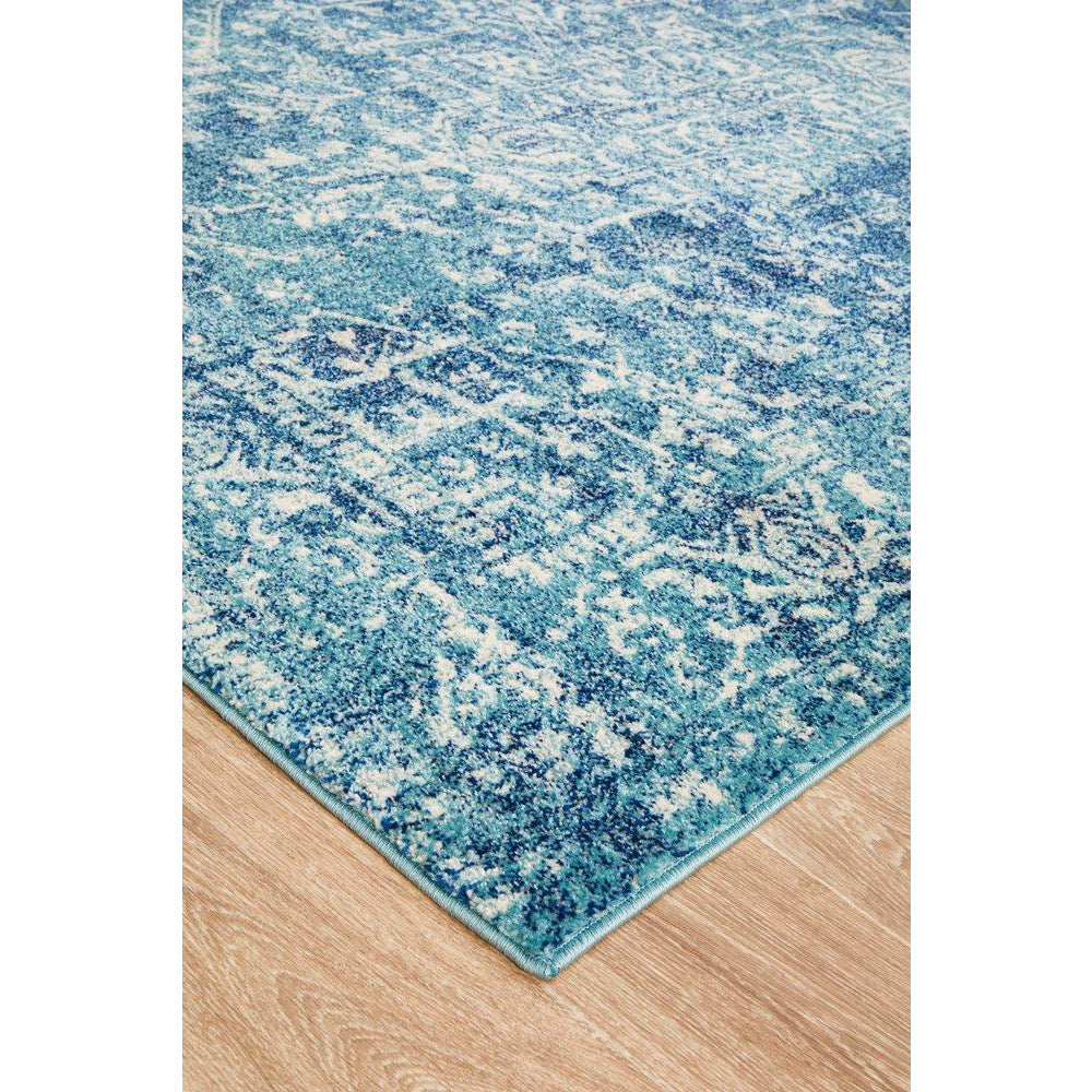 Madrid Transitional Blue Designer Rug - Rugs Of Beauty - 6