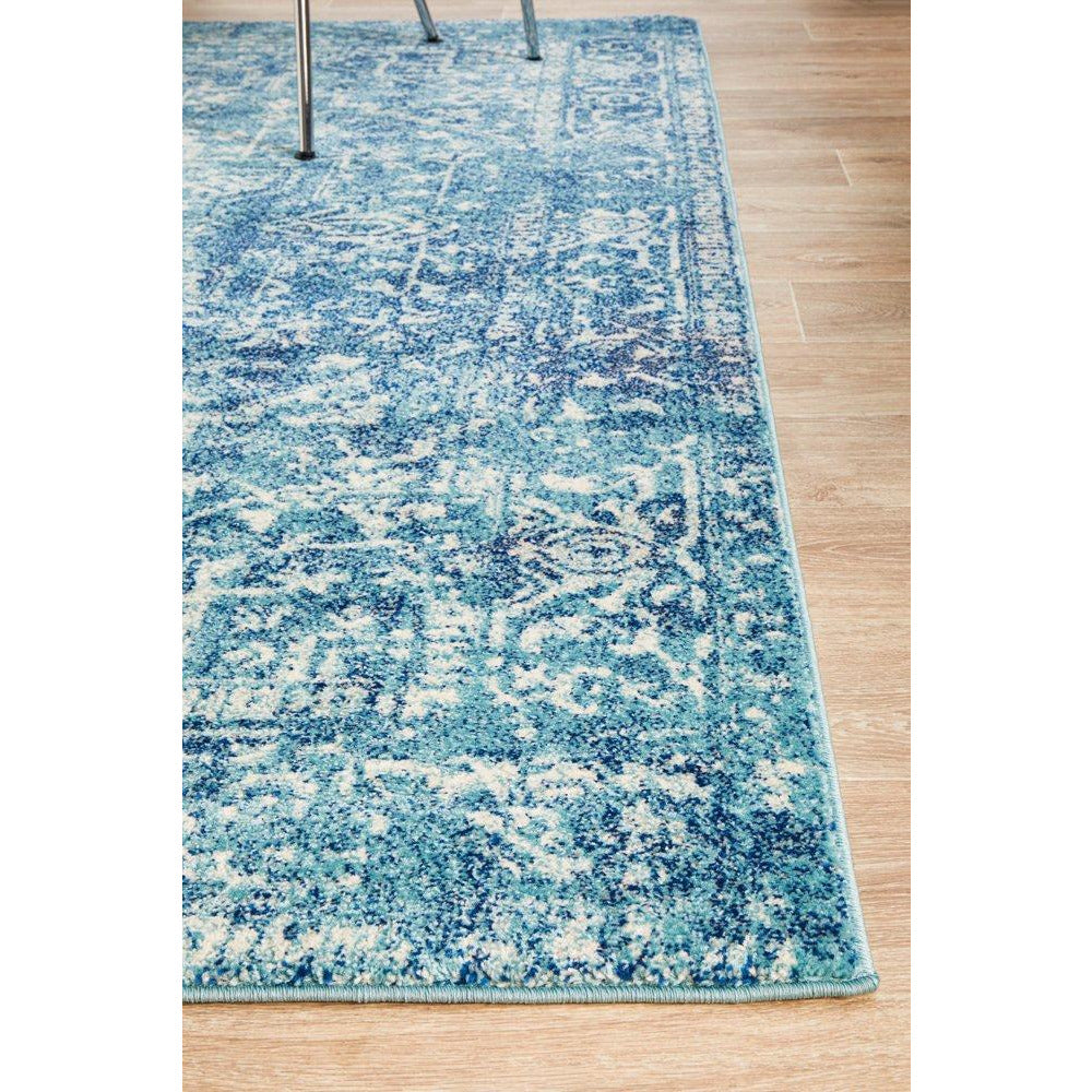 Madrid Transitional Blue Designer Rug - Rugs Of Beauty - 7