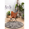 Provo Transitional Charcoal Round Designer Rug - Rugs Of Beauty - 3