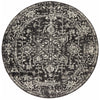 Provo Transitional Charcoal Round Designer Rug - Rugs Of Beauty - 1