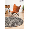 Provo Transitional Charcoal Round Designer Rug - Rugs Of Beauty - 2