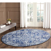 Santiago Transitional Navy Blue Round Designer Rug - Rugs Of Beauty - 8
