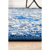 Santiago Transitional Navy Blue Round Designer Rug - Rugs Of Beauty - 6