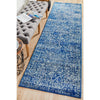 Santiago Transitional Navy Blue Designer Runner Rug - Rugs Of Beauty - 2