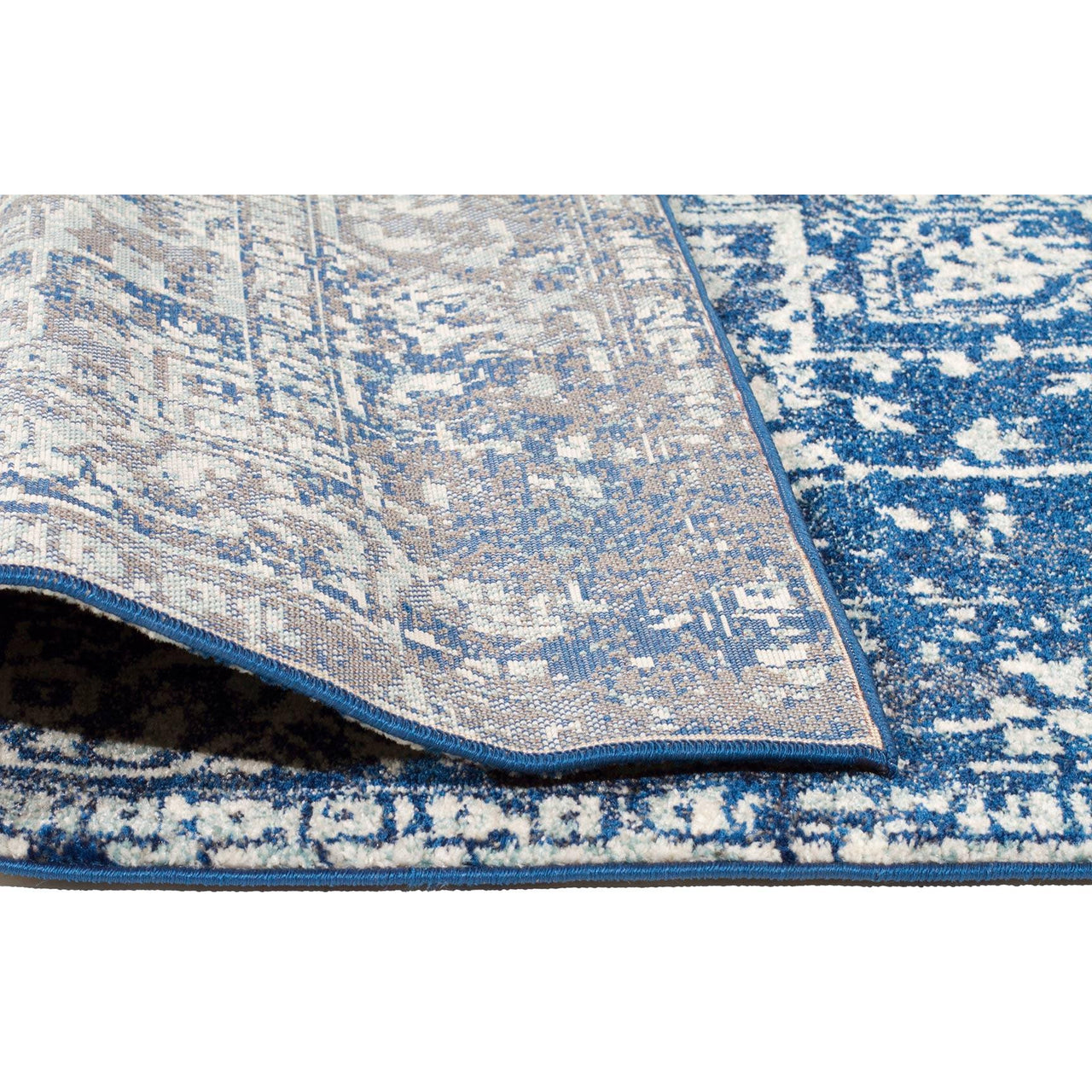 Santiago Transitional Navy Blue Designer Rug - Rugs Of Beauty - 12