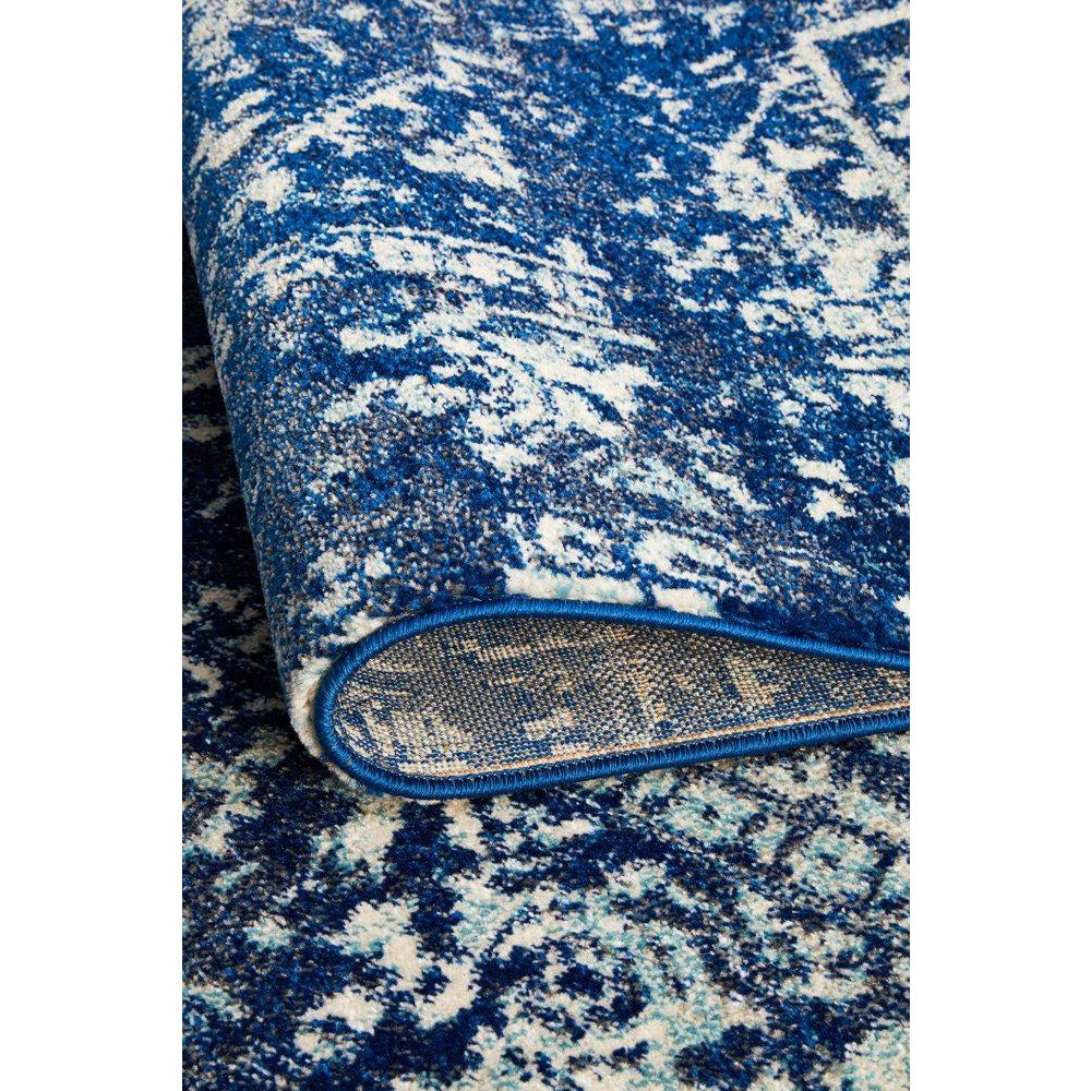 Santiago Transitional Navy Blue Designer Rug - Rugs Of Beauty - 13