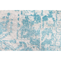 Kazan Transitional Beige Light Blue Designer Runner Rug - Rugs Of Beauty - 8