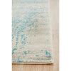Kazan Transitional Beige Light Blue Designer Runner Rug - Rugs Of Beauty - 10