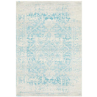 Kazan Transitional Beige Light Blue Designer Rug - Rugs Of Beauty - 1