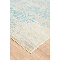 Kazan Transitional Beige Light Blue Designer Rug - Rugs Of Beauty - 8