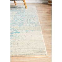 Kazan Transitional Beige Light Blue Designer Rug - Rugs Of Beauty - 9