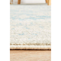 Kazan Transitional Beige Light Blue Designer Rug - Rugs Of Beauty - 10
