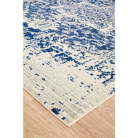 Slana Transitional White Navy Designer Rug - Rugs Of Beauty - 8