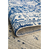 Slana Transitional White Navy Designer Rug - Rugs Of Beauty - 10
