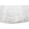 Cibola Transitional White Silver Round Designer Rug - Rugs Of Beauty - 10