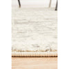 Cibola Transitional White Silver Round Designer Rug - Rugs Of Beauty - 5