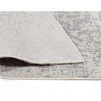 Cibola Transitional White Silver Runner Designer Rug - Rugs Of Beauty - 7