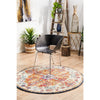 Murias Transitional Multi Coloured Round Designer Rug - Rugs Of Beauty - 3