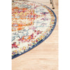 Murias Transitional Multi Coloured Round Designer Rug - Rugs Of Beauty - 7