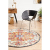 Murias Transitional Multi Coloured Round Designer Rug - Rugs Of Beauty - 2