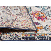 Murias Transitional Multi Coloured Designer Runner Rug - Rugs Of Beauty - 14