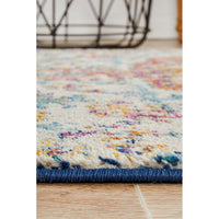 Murias Transitional Multi Coloured Designer Runner Rug - Rugs Of Beauty - 8
