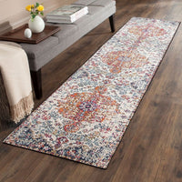 Murias Transitional Multi Coloured Designer Runner Rug - Rugs Of Beauty - 10