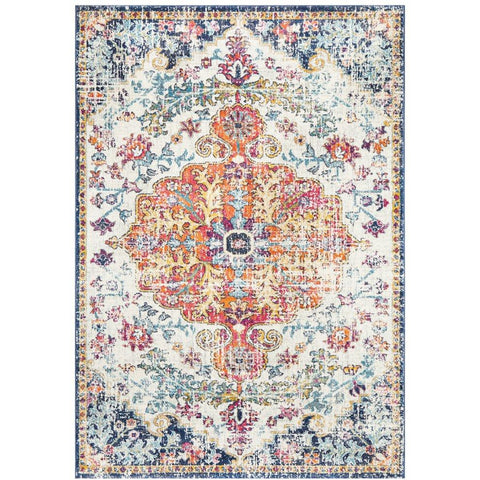 Murias Transitional Multi Coloured Designer Rug - Rugs Of Beauty - 1