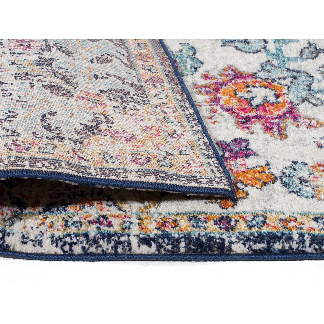 Murias Transitional Multi Coloured Designer Rug - Rugs Of Beauty - 12