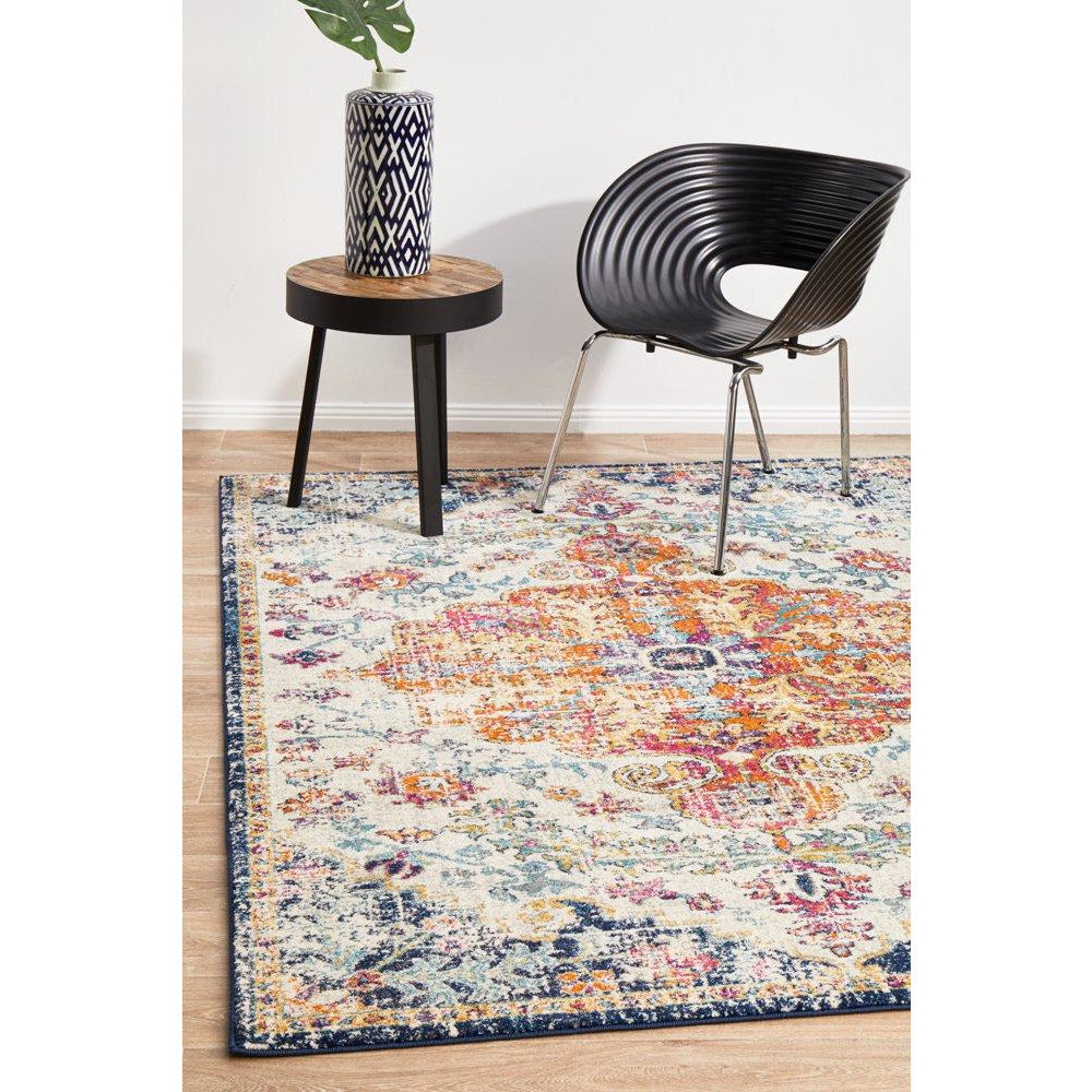 Murias Transitional Multi Coloured Designer Rug - Rugs Of Beauty - 2
