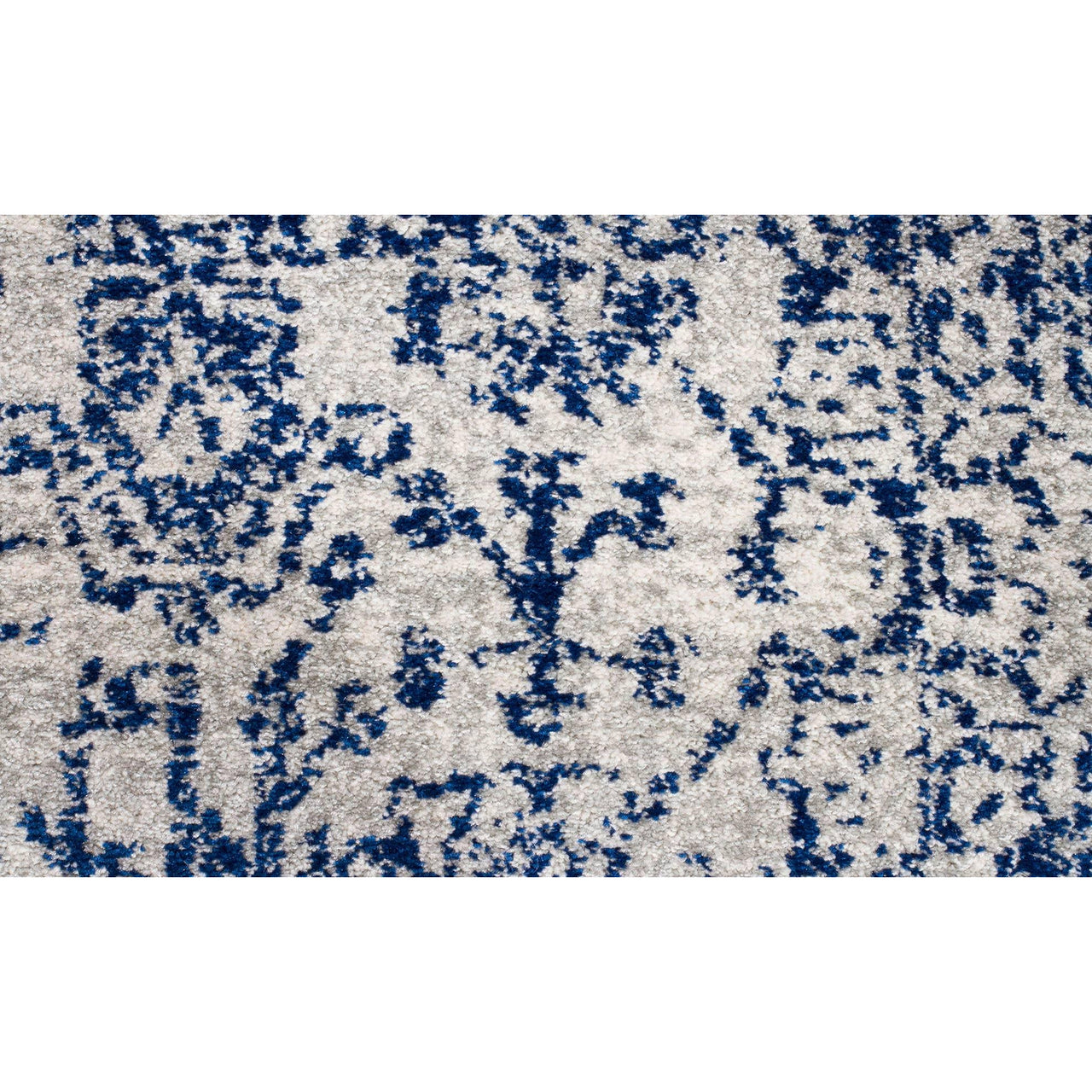 Nysa Blue Beige Transitional Designer Runner Rug - Rugs Of Beauty - 4