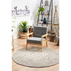 Zion Grey Transitional Patterned Round Designer Rug - Rugs Of Beauty - 3