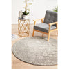 Zion Grey Transitional Patterned Round Designer Rug - Rugs Of Beauty - 4