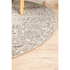 Zion Grey Transitional Patterned Round Designer Rug - Rugs Of Beauty - 6