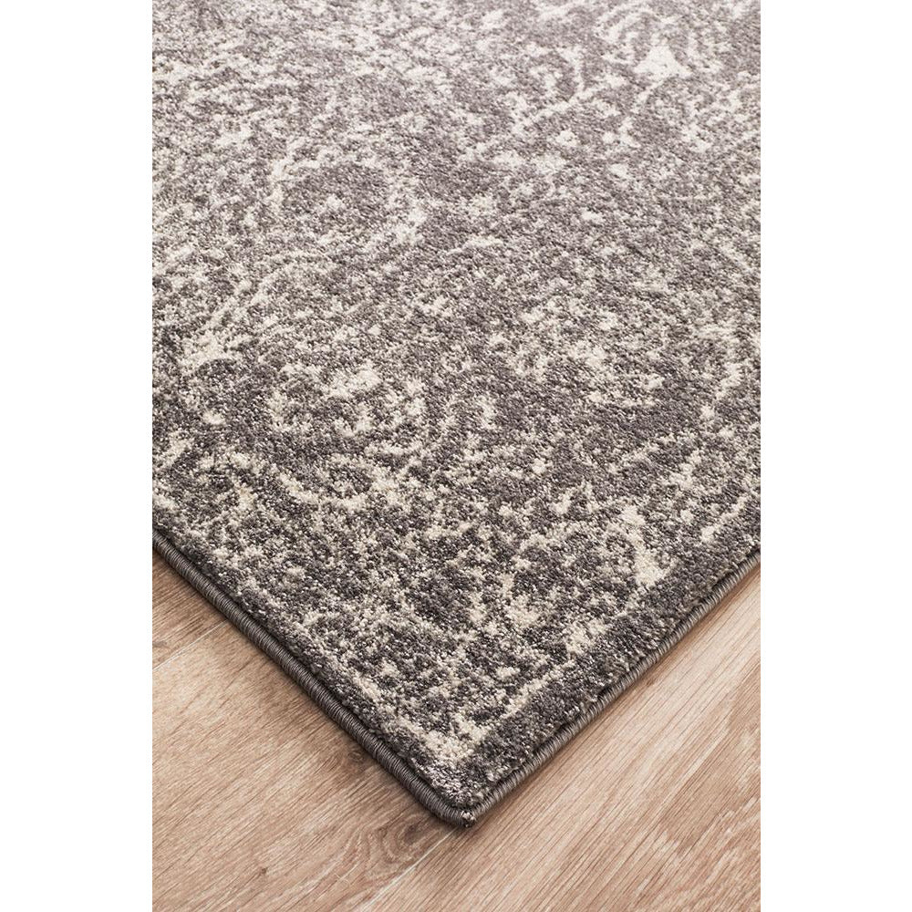 Zion Grey Transitional Patterned Designer Rug - Rugs Of Beauty - 7