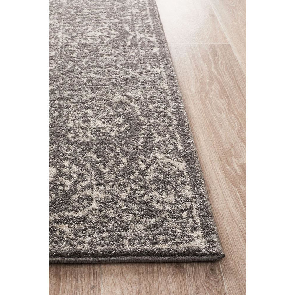Zion Grey Transitional Patterned Designer Rug - Rugs Of Beauty - 8