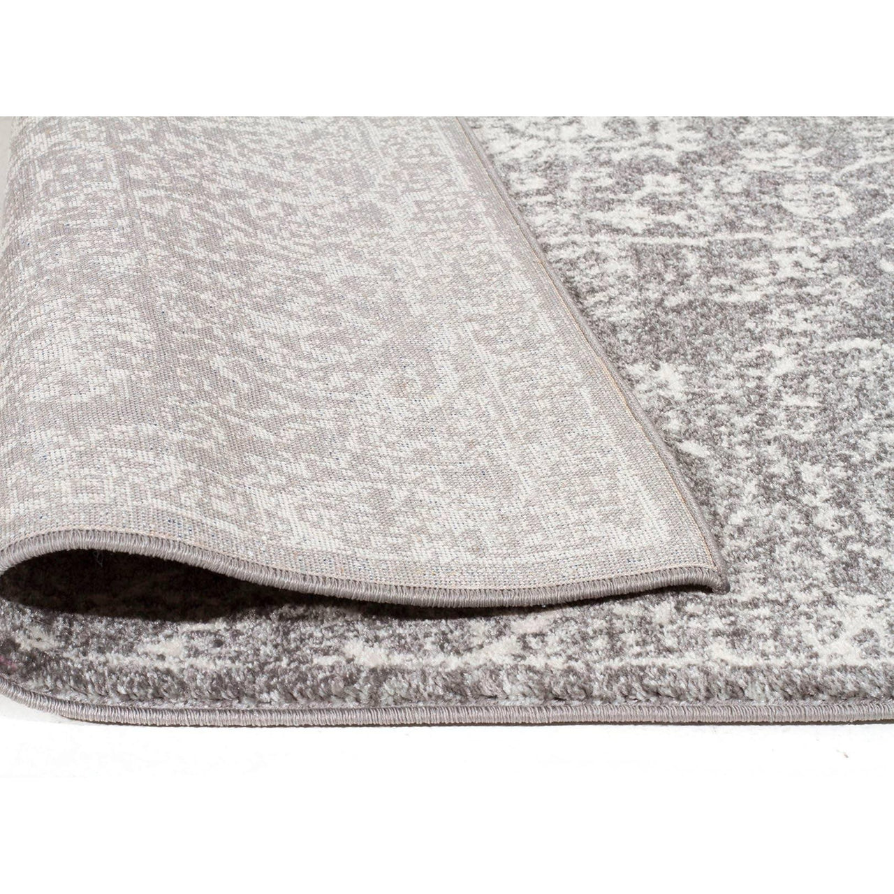 Zion Grey Transitional Patterned Designer Rug - Rugs Of Beauty - 11